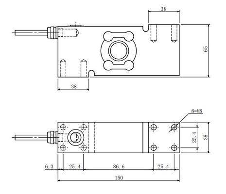 FA568 50kg 500kg 1000kg Cảm biến tải trọng điểm Signle bằng thép không gỉ cho cảm biến cân nền tảng