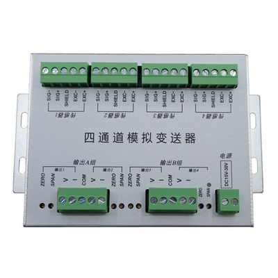 Bộ khuếch đại cảm biến tải 24 bit Bộ điều hòa tín hiệu đo độ căng IP64 5000hz 10-1280 lần / giây